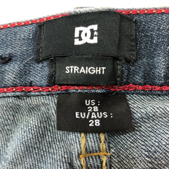 DC Shoe Co Dark Wash Straight Jeans 28 - Picture 6 of 13